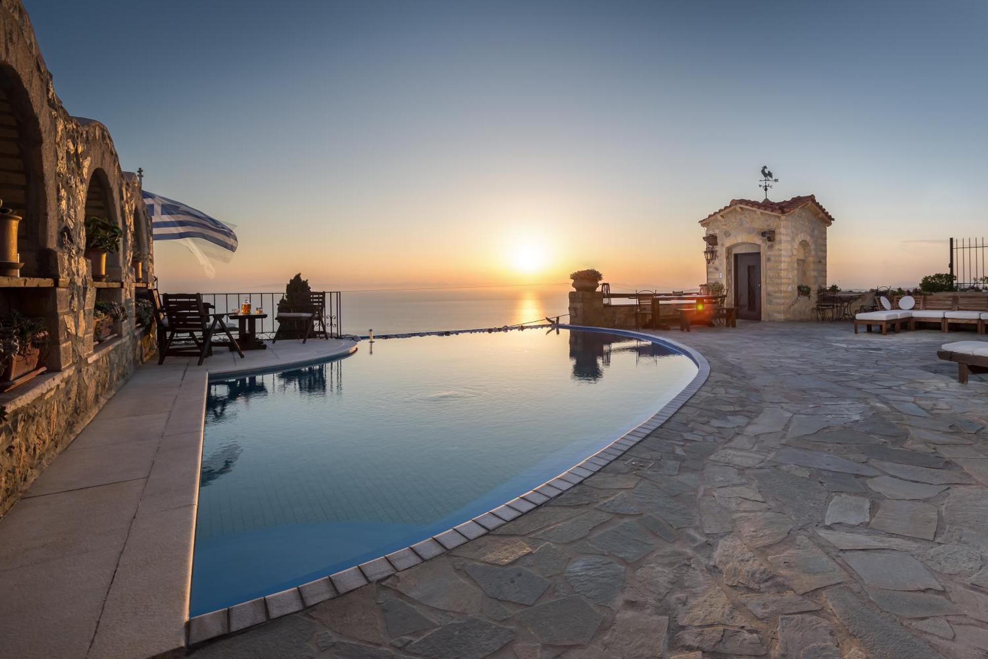 Four Seasons Stonework Castle Villa Lagonisi Dış mekan fotoğraf